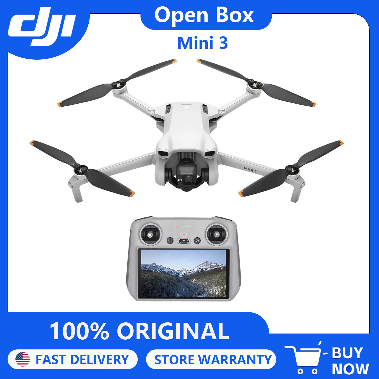 Drone Ndvi - โดรน DJI Mini 3 (DJI RC2)