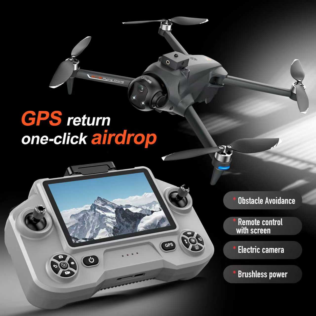 Drone Mapping - โดรน YL059 FPV GPS Quadcopter 8K
