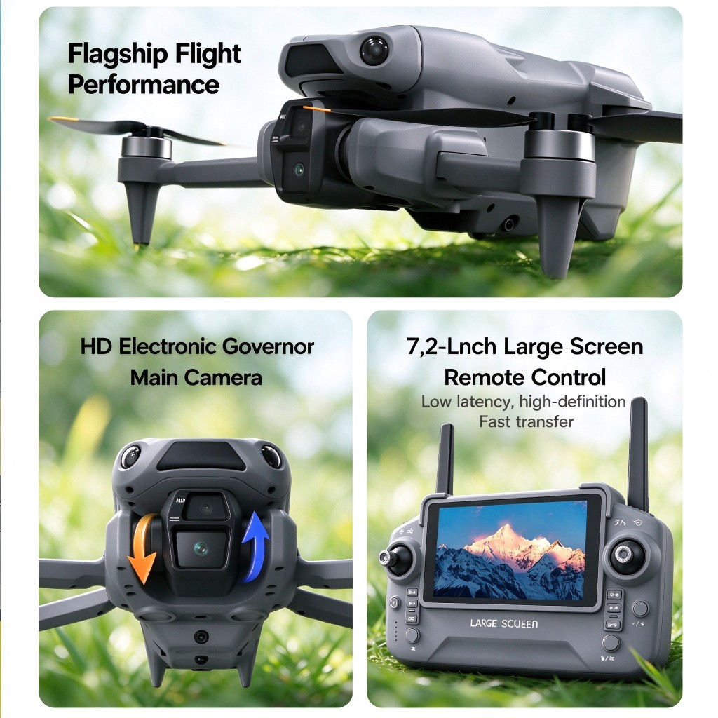โดรนรุ่นใหม่ LF682 MAX GPS พร้ - Drone Surveying บทวิจารณ์และราคา
